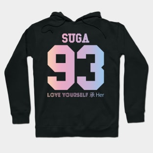 BTS (Bangtan Boys) LOVE YOURSELF 轉 'Her' Suga 93 Jersey Hoodie